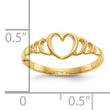 10k Children's Heart Ring