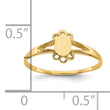 10k Childs Fancy Signet Ring
