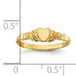 10k Childs Heart Ring