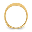 10K Polished Dome Ring