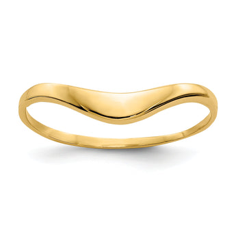10K Polished Dome Ring