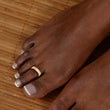 10K Greek Key Toe Ring - Birthstone Company
