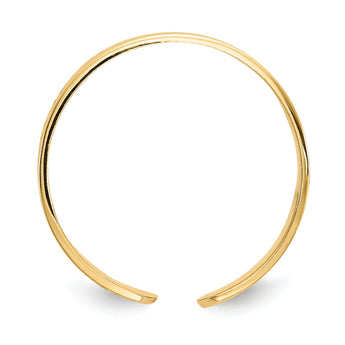 10K Greek Key Toe Ring - Birthstone Company