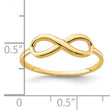 10K Infinity Ring