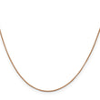 10k Rose Gold .70mm Box Chain