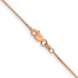 10k Rose Gold .70mm Box Chain