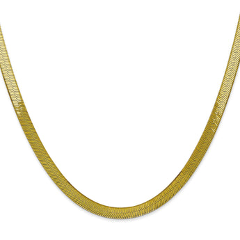 10k 5mm Silky Herringbone Chain