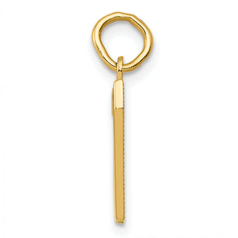 10ky Casted Small Polished Number 7 Charm