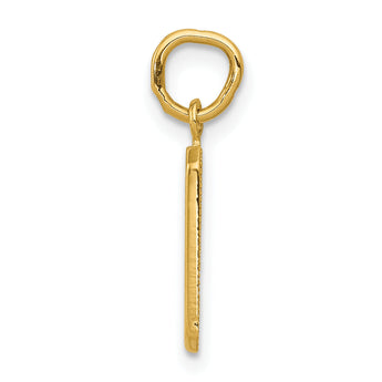 10ky Casted Small Polished Number 9 Charm