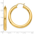 10k Yellow Gold Polished 5mm Lightweight Hoop Earrings