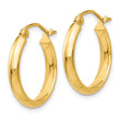 10k Polished Hoop Earring