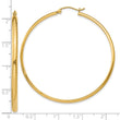 10k Polished Hoop Earring