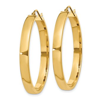 10k Polished Hoop Earring