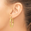10k Polished Hoop Earring