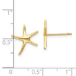 10k Starfish Earrings