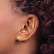 10K Polished Turtle Post Earrings
