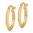 10k Polished Hoop Earrings