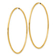 10k Endless Hoop Earrings