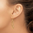 10k Twisted Dangle Earrings