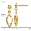 10k Post Dangle Earrings