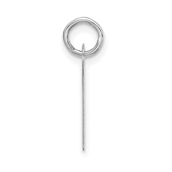 10kw Large Slanted Block Initial A Charm