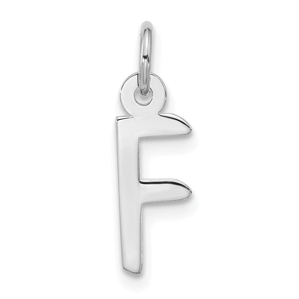 10kw Large Slanted Block Initial F Charm