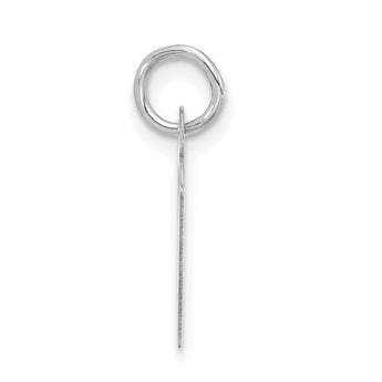 10kw Large Slanted Block Initial V Charm