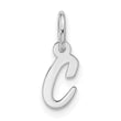 10kw Small Script Initial C Charm
