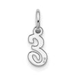 10kw Small Script Initial E Charm