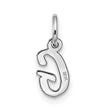 10kw Small Script Initial G Charm
