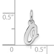 10kw Small Script Initial O Charm