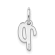 10kw Small Script Initial P Charm