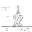 10kw Small Script Initial R Charm