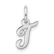 10kw Small Script Initial T Charm