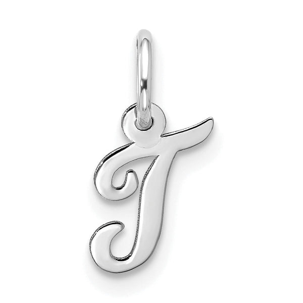 10kw Small Script Initial T Charm