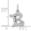 10KW Diamond-cut Initial E Charm