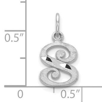 10KW Diamond-cut Initial S Charm