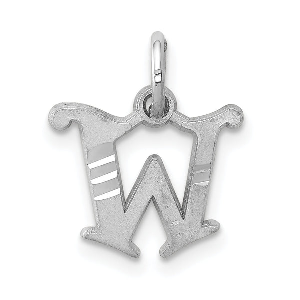 10KW Diamond-cut Initial W Charm