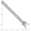 10k WG 6.8mm Hand-polished Flat Beveled Curb Link Bracelet