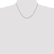 10k White Gold 1.85mm D/C Quadruple Rope Chain - Birthstone Company
