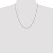 10k White Gold 1.85mm D/C Quadruple Rope Chain - Birthstone Company