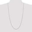 10k White Gold 1.85mm D/C Quadruple Rope Chain - Birthstone Company