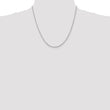 10k White Gold 2mm D/C Quadruple Rope Chain - Birthstone Company