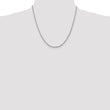 10k White Gold 2.75mm D/C Quadruple Rope Chain - Birthstone Company