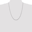 10k White Gold 2.75mm D/C Quadruple Rope Chain - Birthstone Company