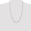 10k White Gold 2.75mm D/C Quadruple Rope Chain