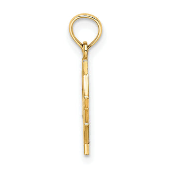 10K Medical Jewelry Symbol Pendant