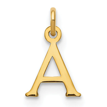 10KY Cutout Letter A Initial Charm