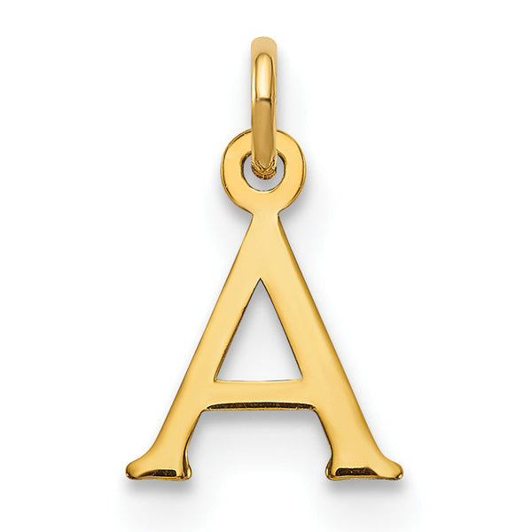 10KY Cutout Letter A Initial Charm