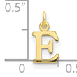 10ky Cutout Letter E Initial Charm